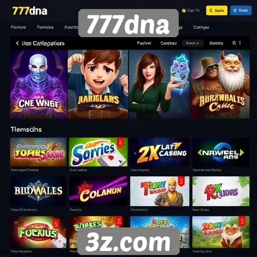 Tendências de jogos populares no 777dna